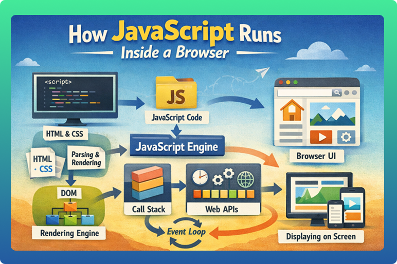 How JavaScript Runs Inside a Browser