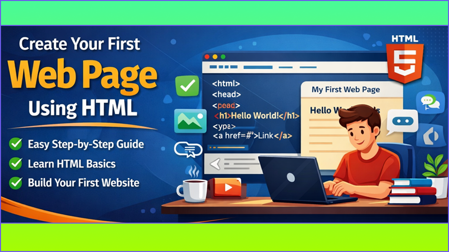 Create Your First Web Page Using HTML