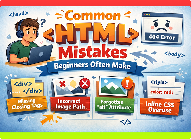 Common HTML Mistakes Beginners Often Make
