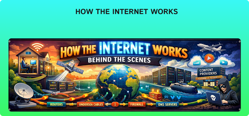 How the Internet Works Behind the Scenes